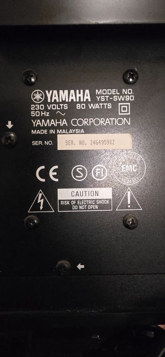 Colunas surround  com subwoofer