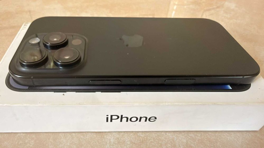 Iphone 16 Pro 256Gb Black Titanium фізична сім чорний ідеал коробка комплект