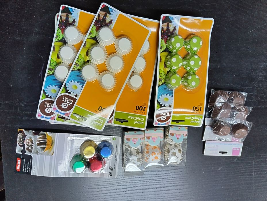 Formas de papel para brigadeiros