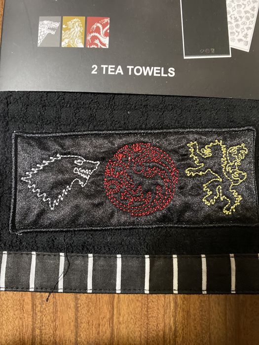 2 Toalhas chá Game of Thrones GOT - NoVas