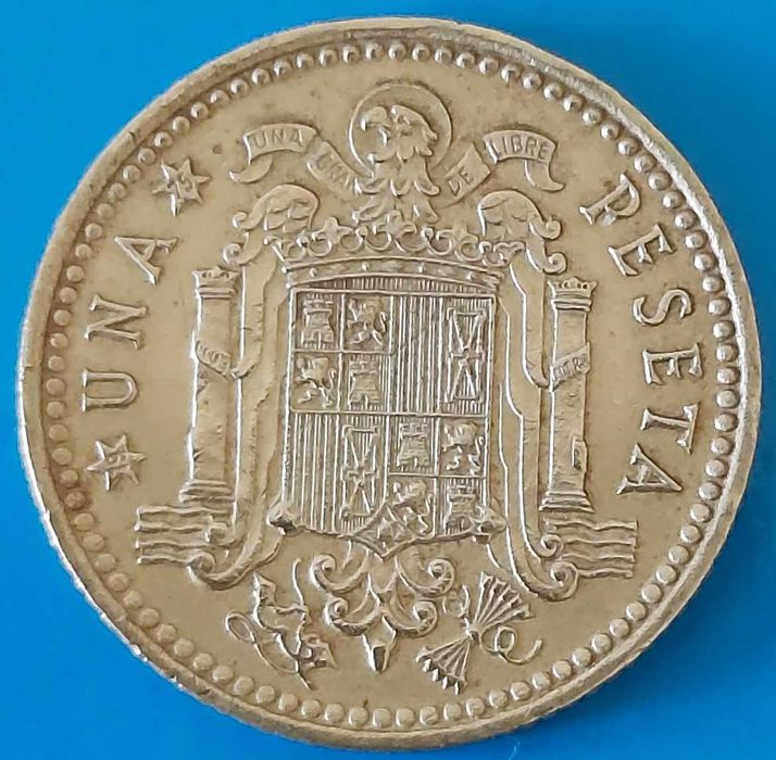 Lote de 3 Pesetas de 1966  estrelas *74*, *75* e *77*, Espanha