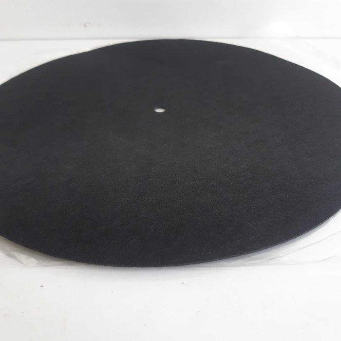 Base Nova 29,5cm Feltro Preto p/ Prato de Gira Discos