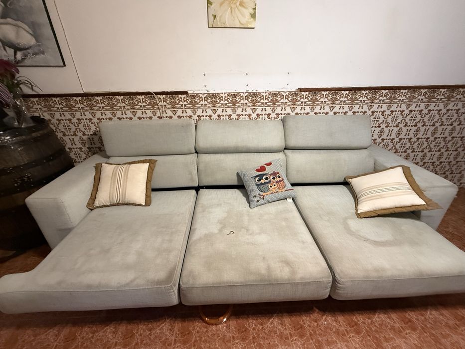 Sofa 3 lugares todos com extendíveis