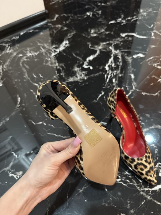 Леопардові туфлі човники