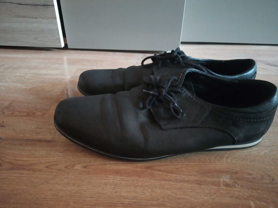 Buty skórzane męskie