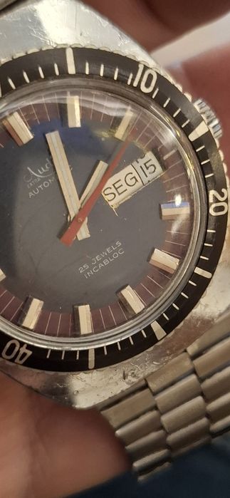 Relógio audy extra mergulho automático