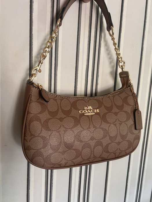 Mala / bolsa Coach bege mulher