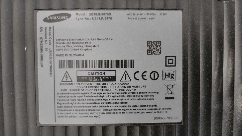 Samsung TV EU48JU6670