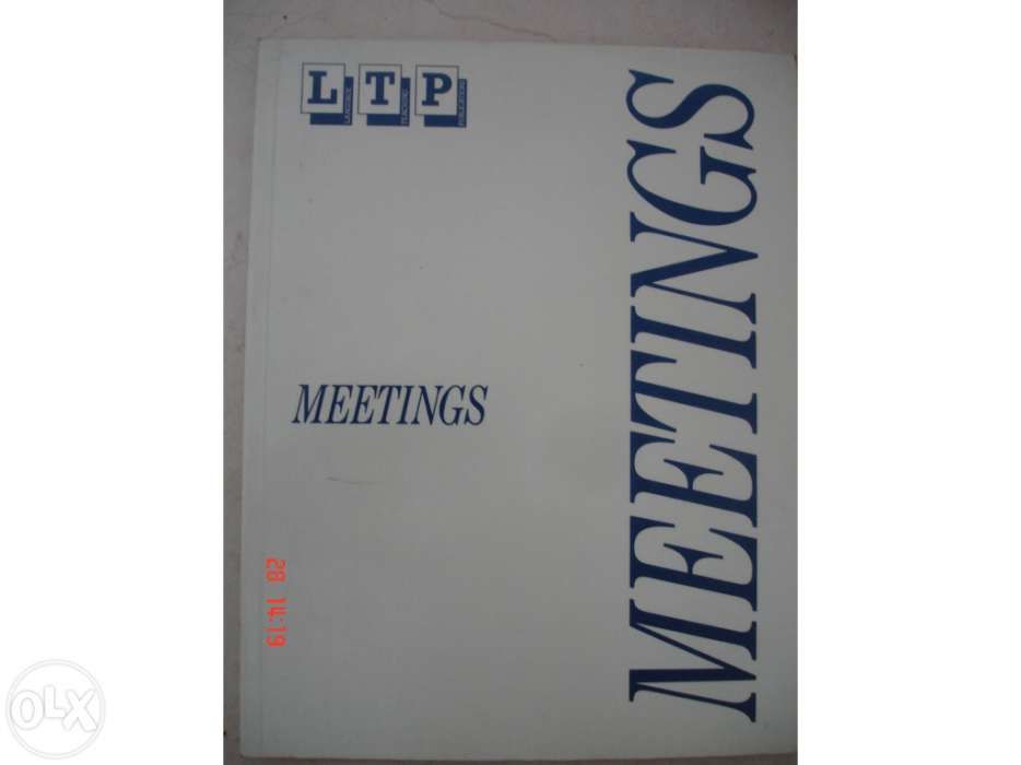 Livro de Inglês para Turismo - Meetings