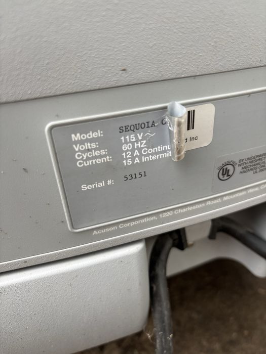 Ultrasonograf Siemens Acuson Sequoia C256  ultrasonograf medyczny