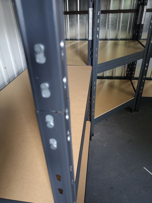 Regał do Warsztatu, Narożny na Zatrzask 180x90x90x45 cm 4P/250 kg