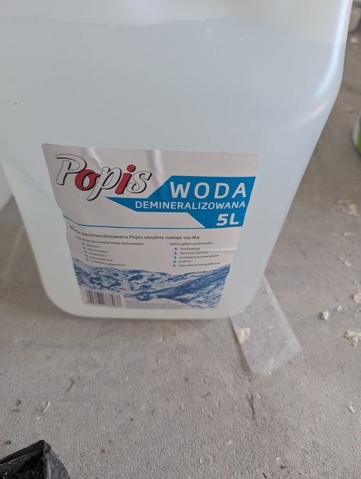 Woda demineralizowana 65 litrów