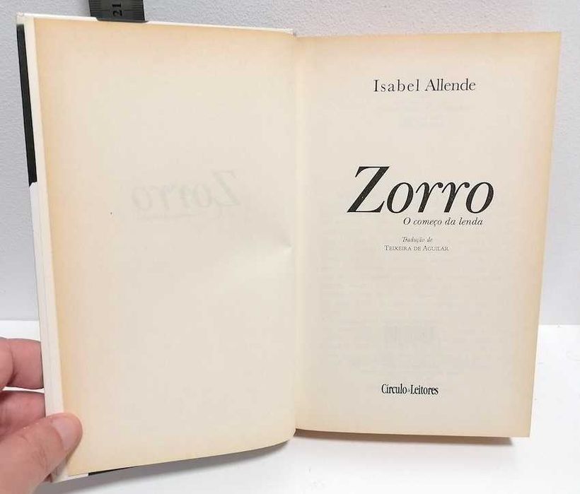 Zorro (O Começo da Lenda), de Isabel Allende