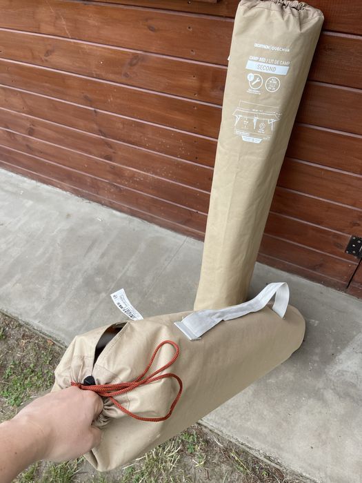 2x Łóżko polowe Decathlon Quechua Camp Bed Second – super stan!