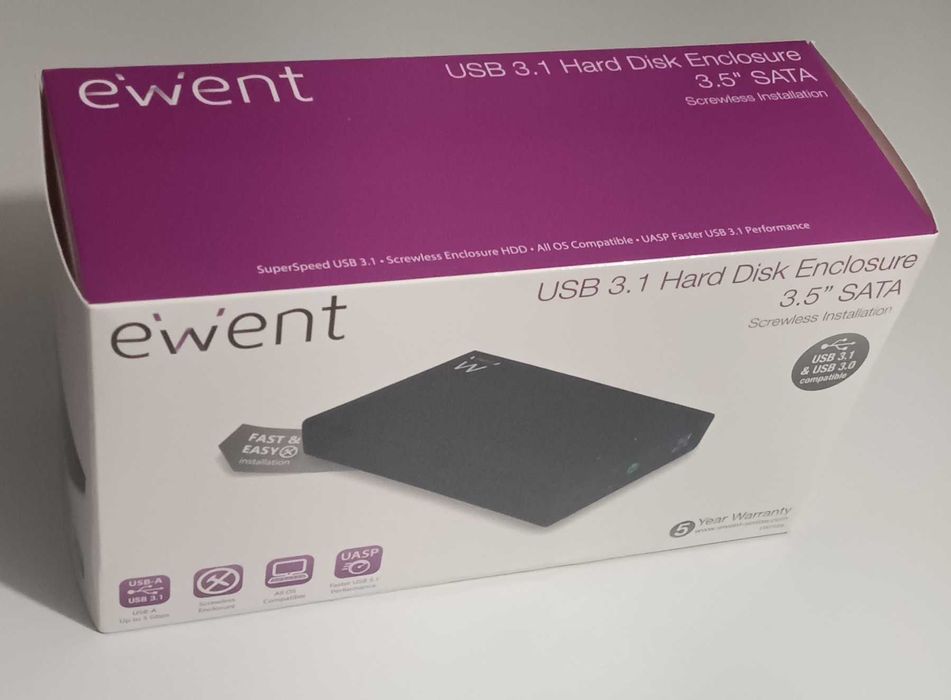 Ewent Caixa para HDD 3.5" USB 3.1