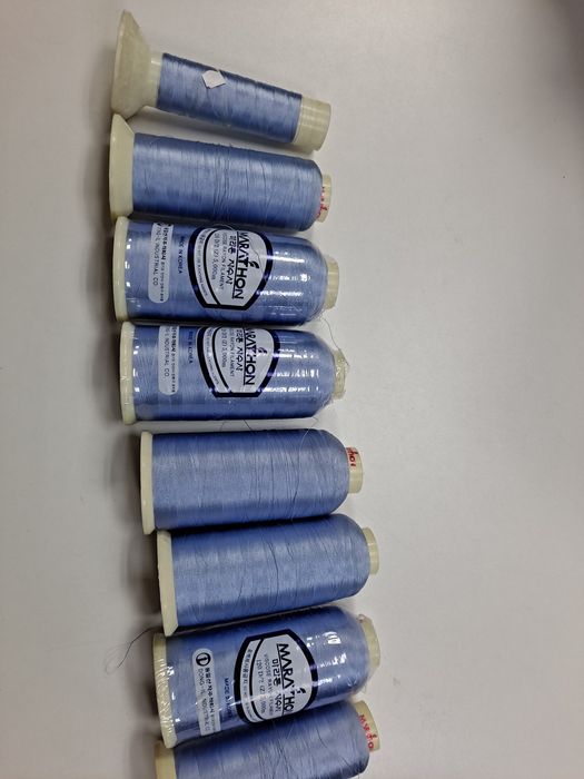 Nici maszynowe zestaw 8szt. Jasnoniebieski