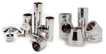 Димоходи нержавіючі, керамічні та чорні труби.