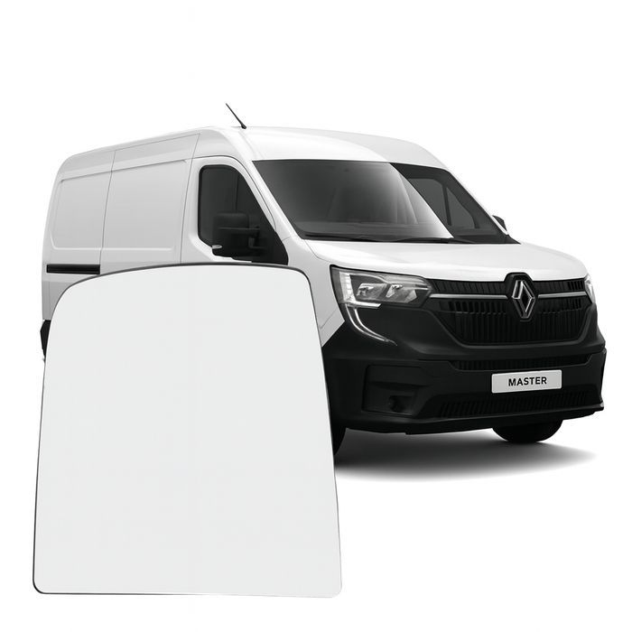 Szkło wkład szybka lusterka lewe Renault Master IV od 2024 963665572R wkład z uchwytem