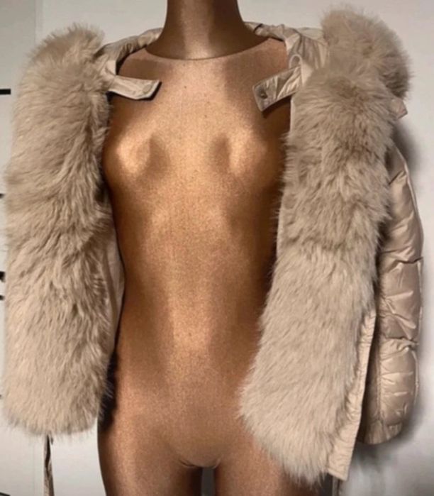 Kurtka futerko  miś