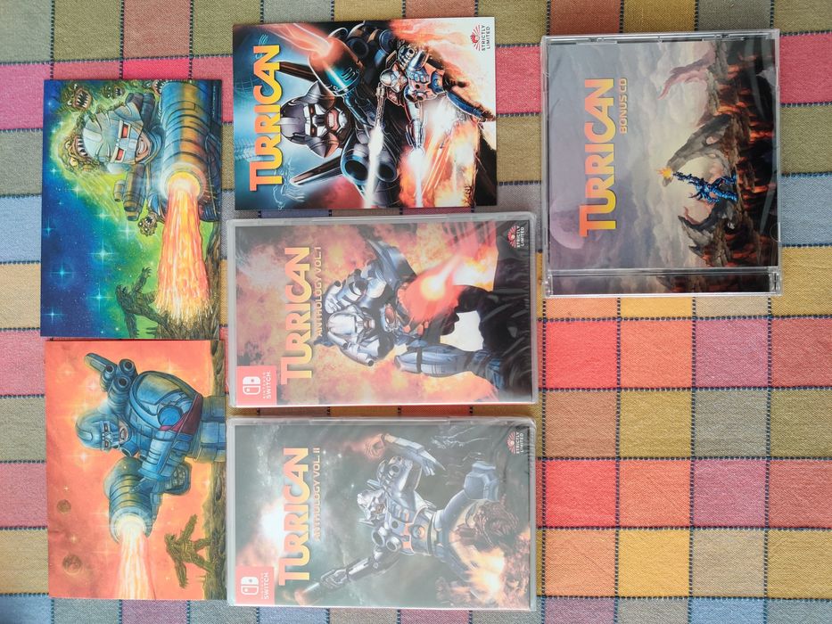 Turrican anthology 1 e 2 Nintendo switch novos antologia