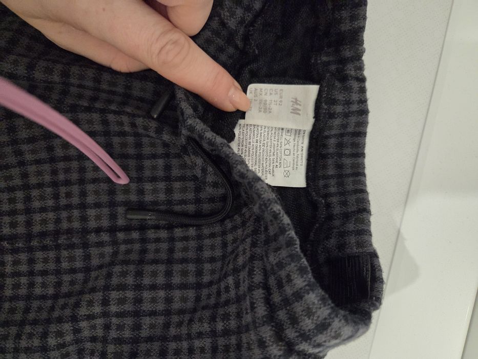 Spodnie w kratę dla chłopczyka H&M