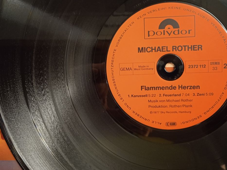 Michael Rother - Flammende Herzen winyl