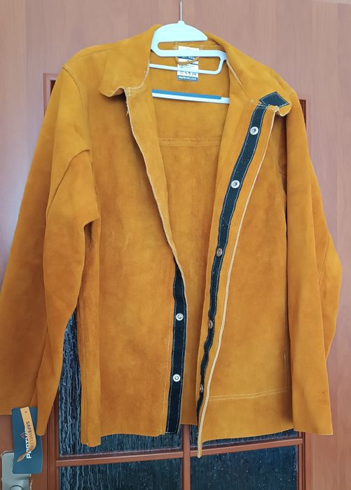 Kurtka spawalnicza skórzana r S, XL