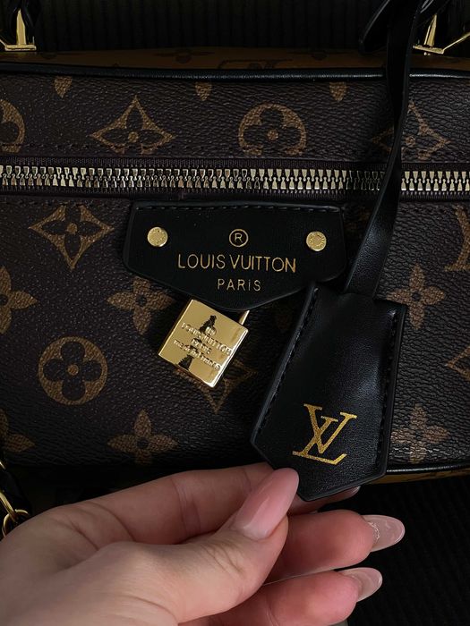 Сумка женская Louis Vuitton Lambskin коричневый через плечо Луи Виттон