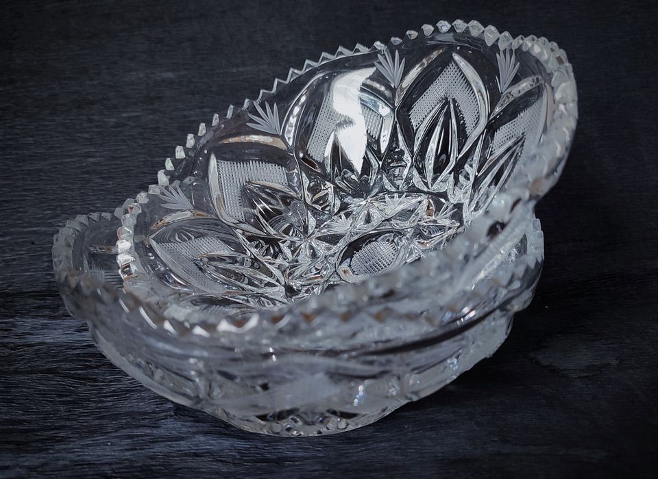 Салатниця/цукерниця кришталева
