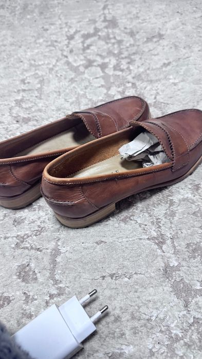 Лофери руді туфлі шкіра Італія