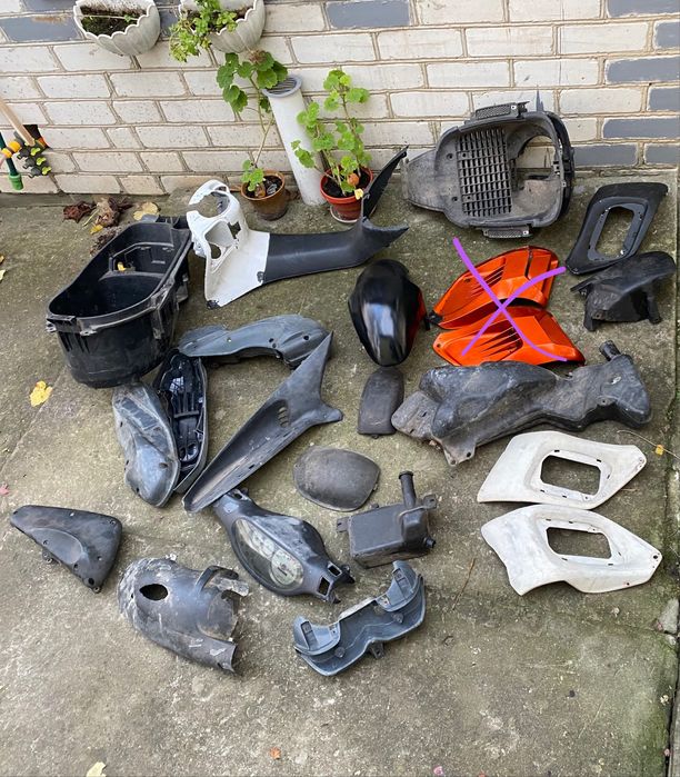 Пластик жабры BCD Gilera Runner 180 sp50 piaggio str8 malossi stage 6