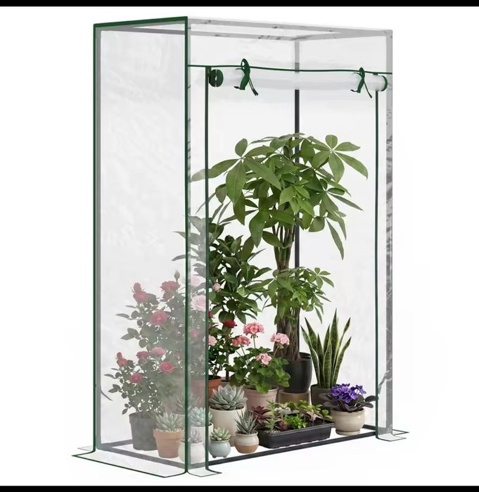 Mini estufa para terraço