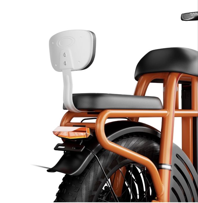 Mota Trotinete Elétrica com Fatbike, Longo Alcance, com Dois Lugares