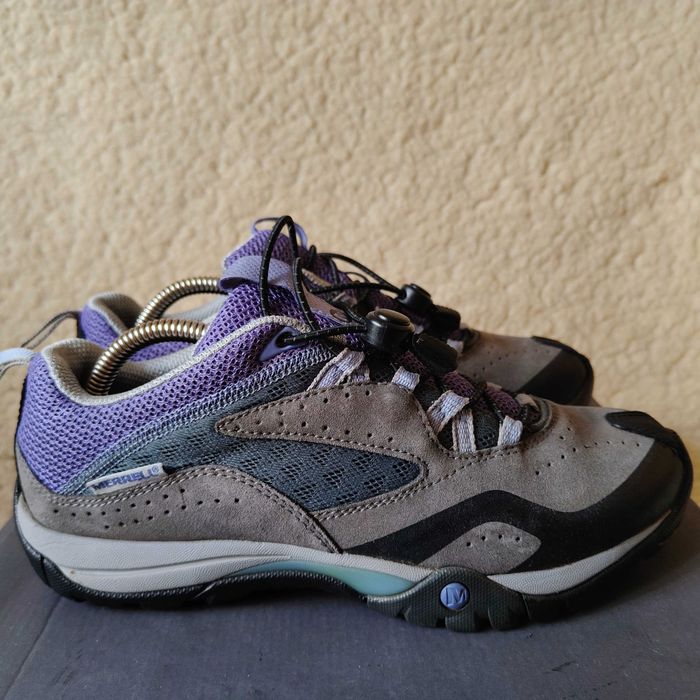 Mega skórzane buty trekkingowe Merrell Azura Breeze wkł.25 cm