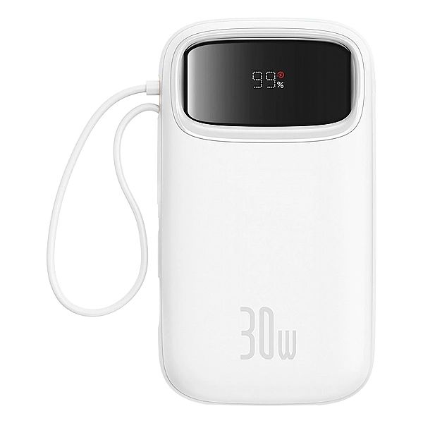 Powerbank Baseus QPow 2/20000mAh 30W z 2 wbudowanymi kablami USB-C - b