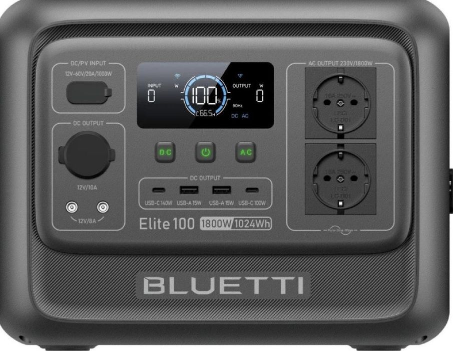 Зарядна станція Bluetti Elite 100 v2 ємність 1024Вт