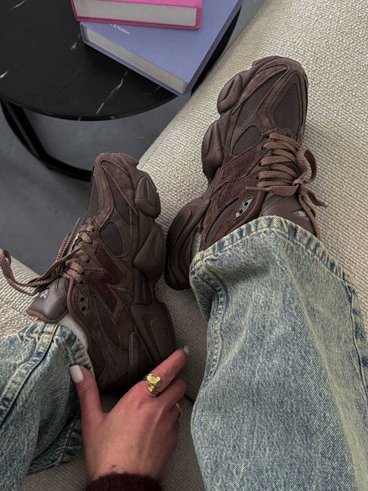 Кроссовки New Balance 9060 Chocolate Brown 36-45 Хит Сезона! Топ