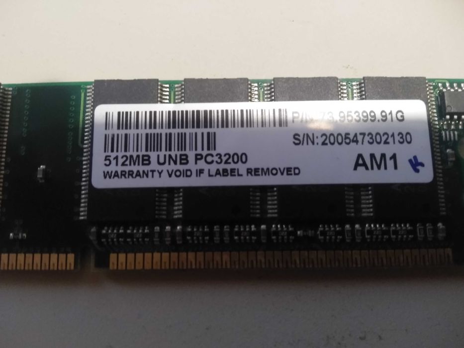 Продам оперативную память DDR1 PC3200 (512Mb, 256Mb, 128Mb)