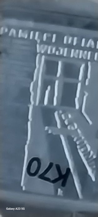 Moneta srebrna na zdięciu