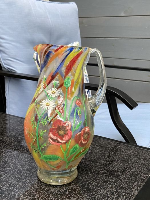 ręcznie malowany wazon