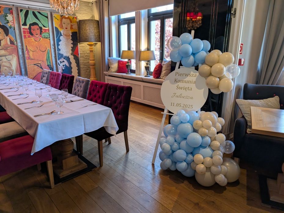 Balony z helem, dekoracje urodzinowe, girlandy na kole , ścianki balonowe
