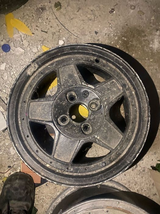 Jante 14 4x100 vendo ou troco por volante omp, sparco, momo
