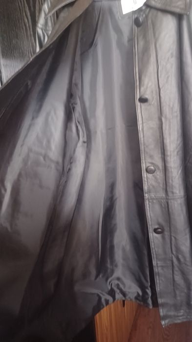 Skorzany plaszcz damski 3XL