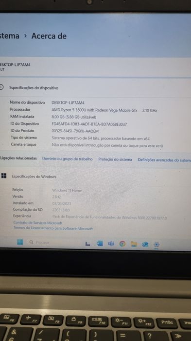 Portátil Lenovo como novo