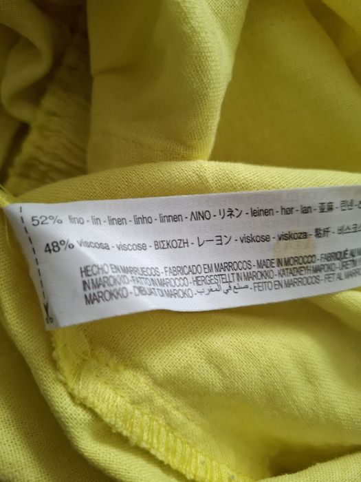 Calção Bershka 
Tamanho M
Bolsos laterais 
Linho e viscose 
Usado 1 x