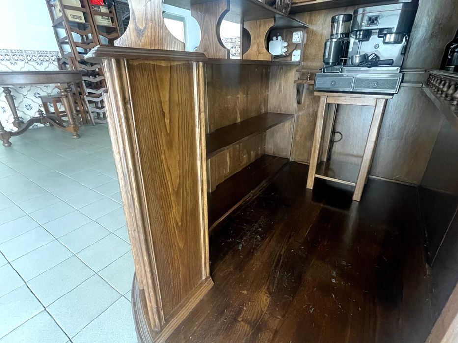 Bar de canto para sala