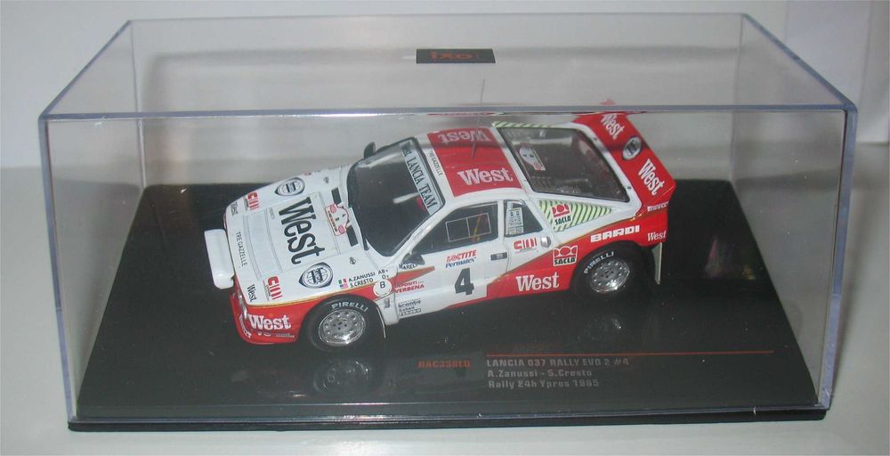 Ixo - Lancia 037 Evo2 WEST - Ypres 24 Hours Rally 1985 - Andrea Zanussi