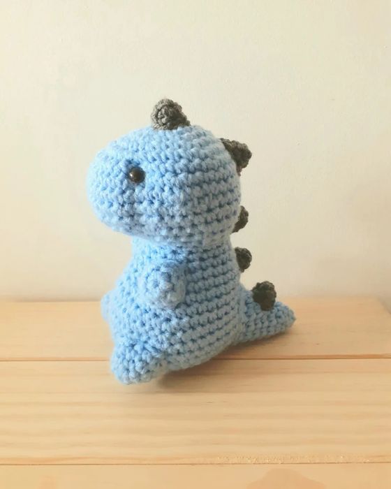Dino Amigurumi (peluche em crochet)