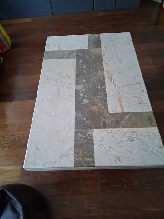 Mesa de centro de mármore, única exclusiva
