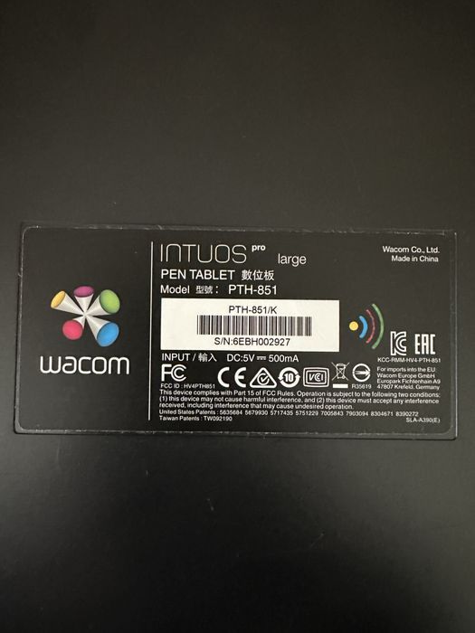 Графічний планшет  Wacom Intuos Pro L (pth851)